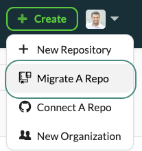 Migrate a repo